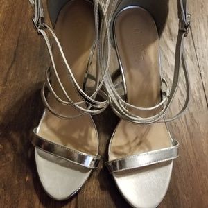 Silver heels